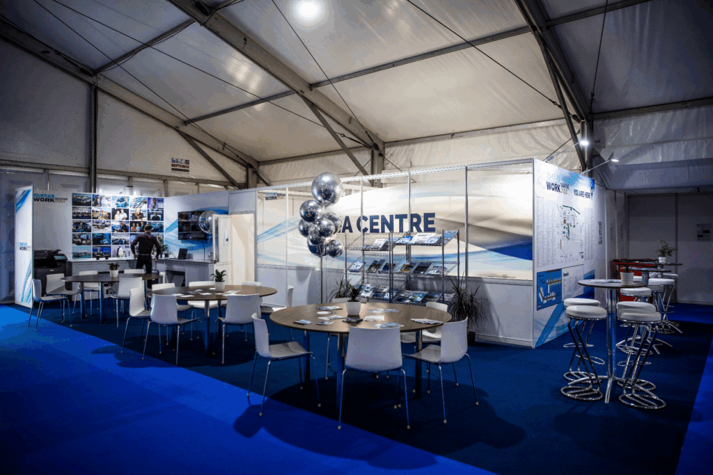 Seawork careers day SET UP